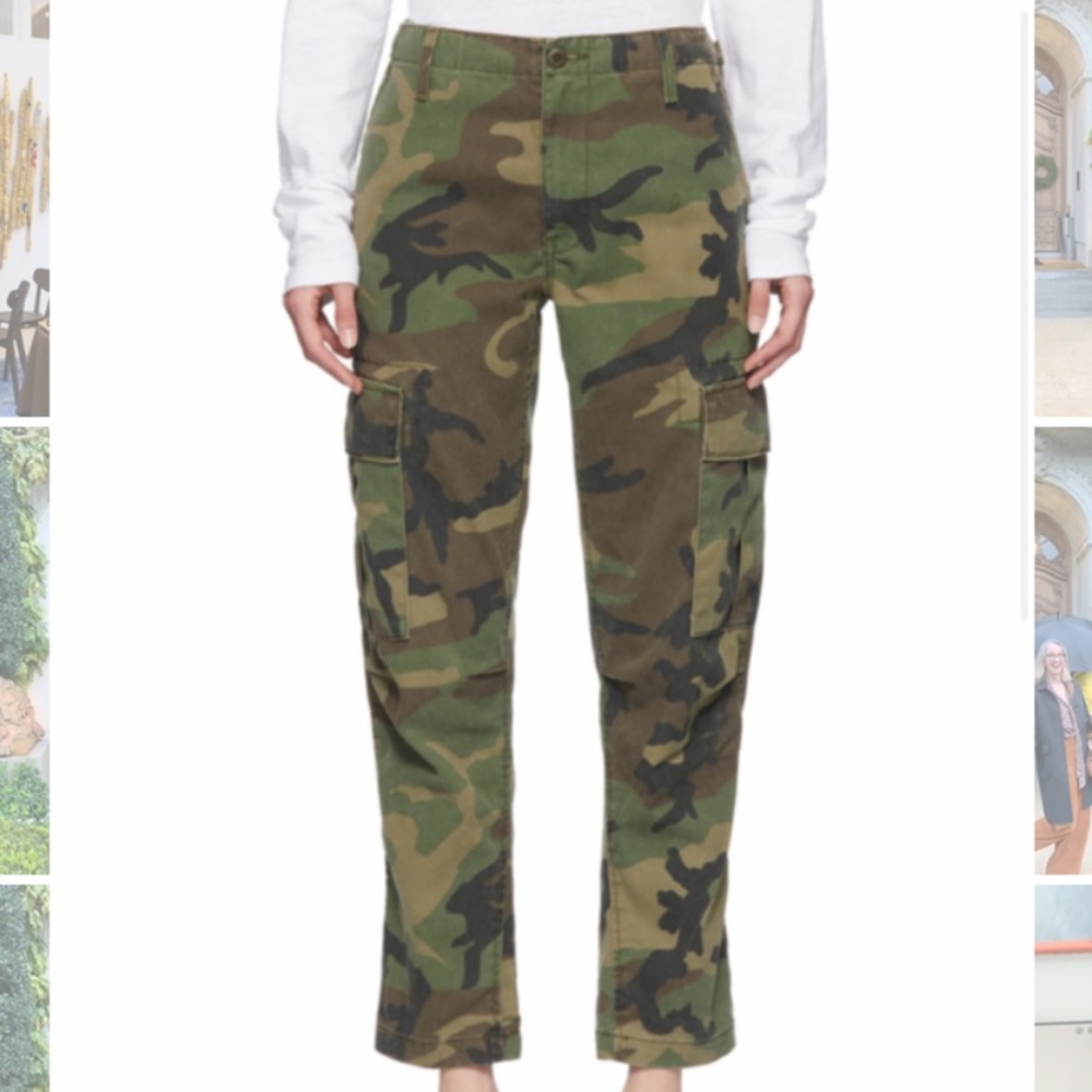 Redone size 26 camo pants
